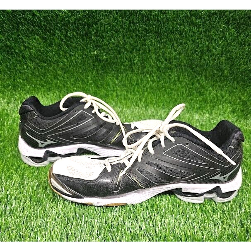 Mizuno Wave Lightning RX3 Men's White Black Volleyball Shoes Size 10W